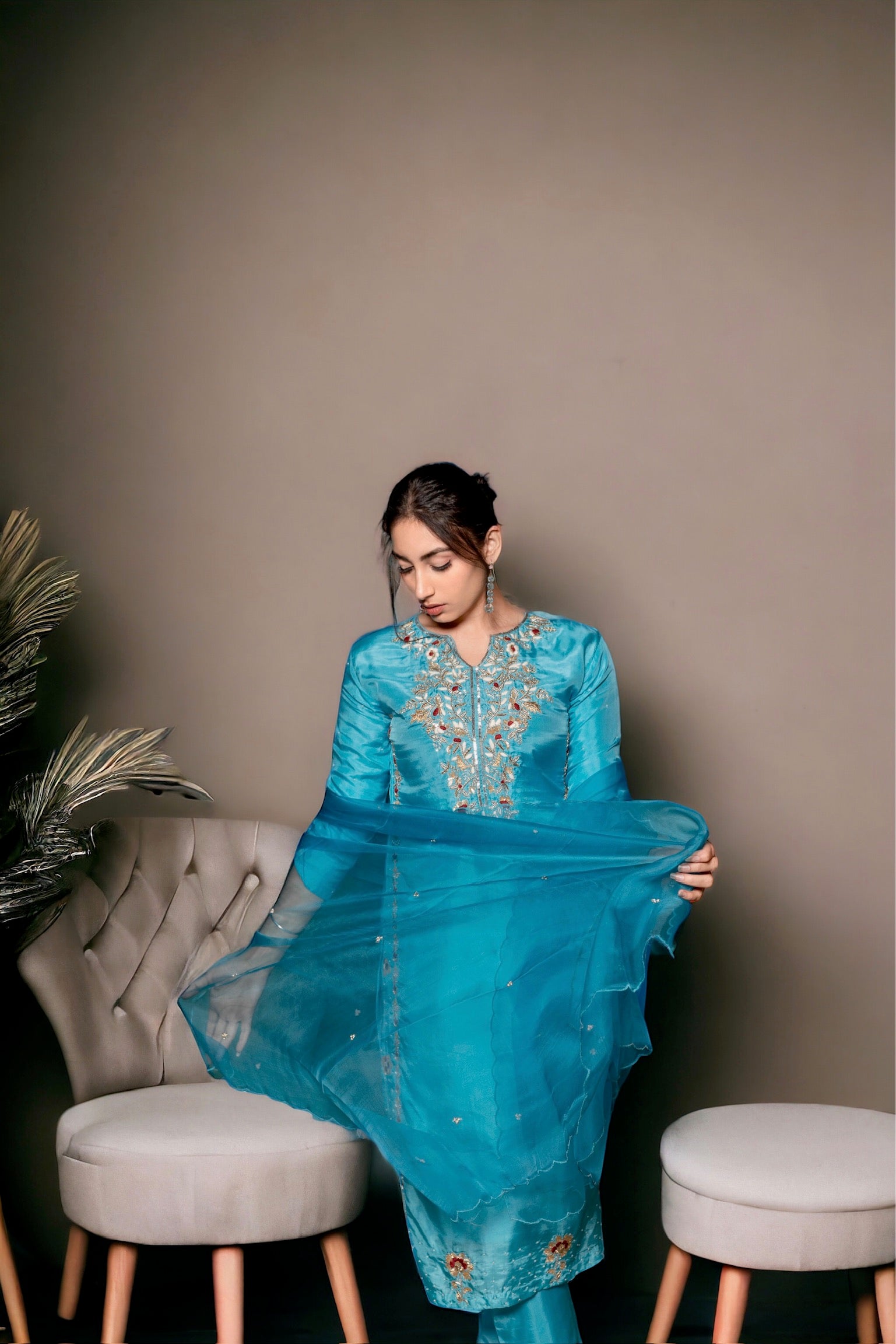 Sky Blue Kurta Set