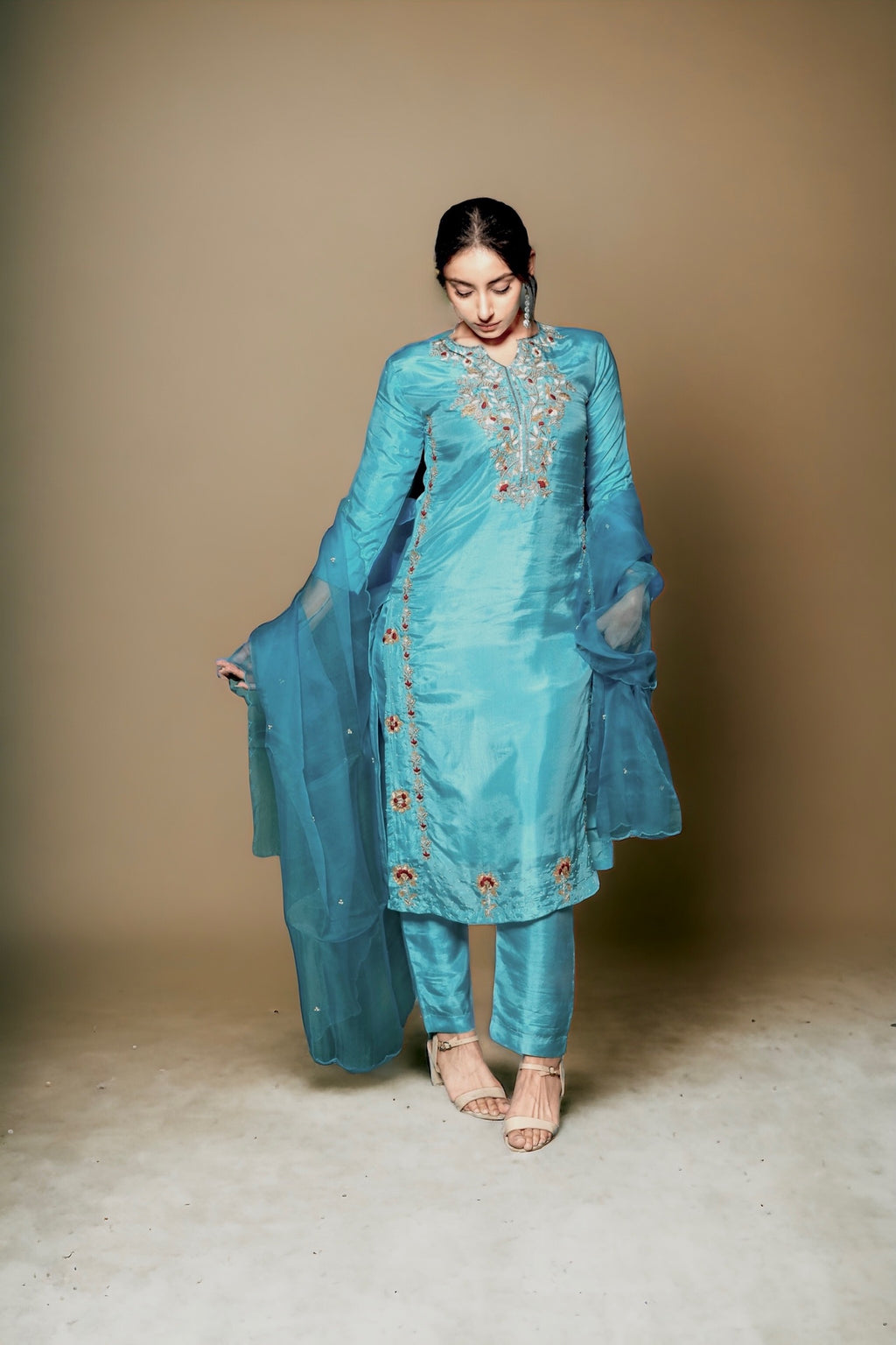 Sky Blue Kurta Set