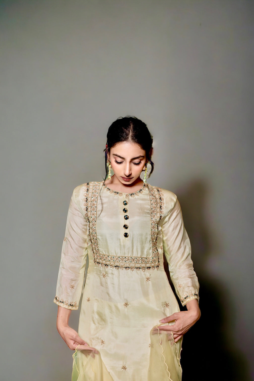 Lemon Yellow Kurta Set