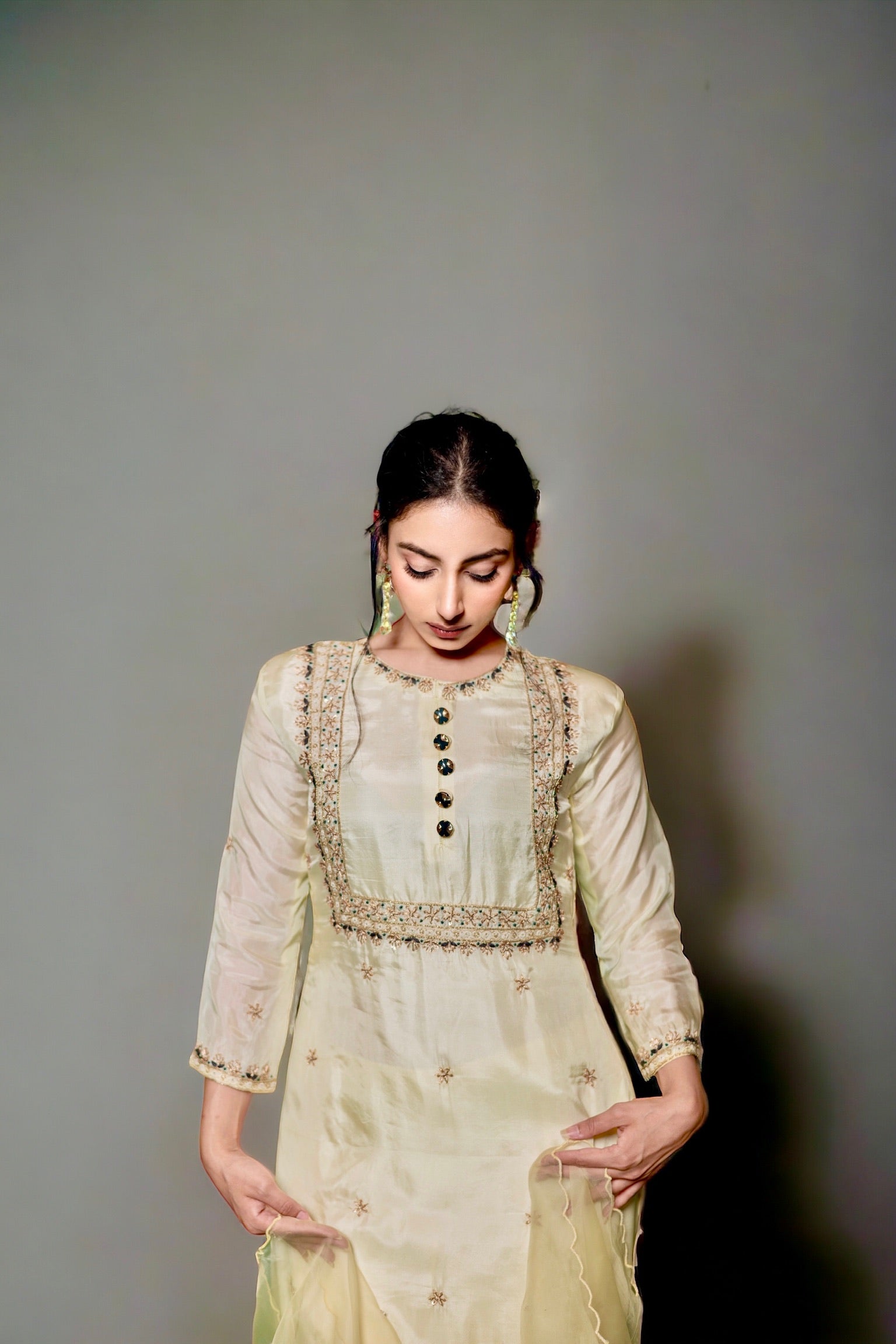 Lemon Yellow Kurta Set