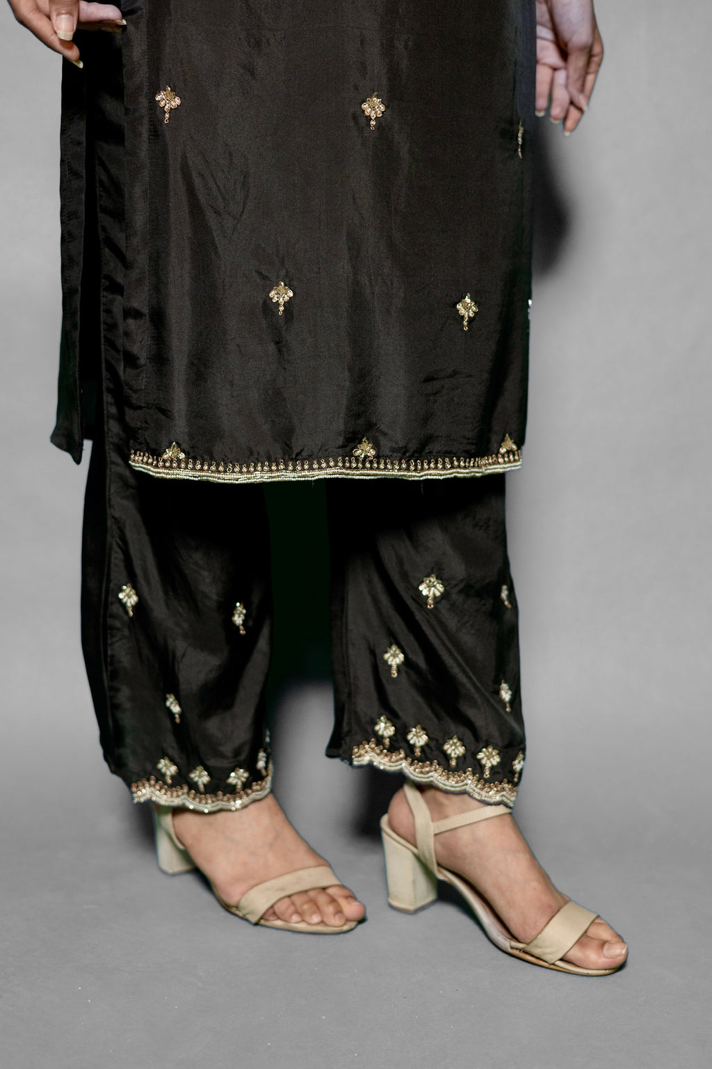 Opulent Black Kurta Set