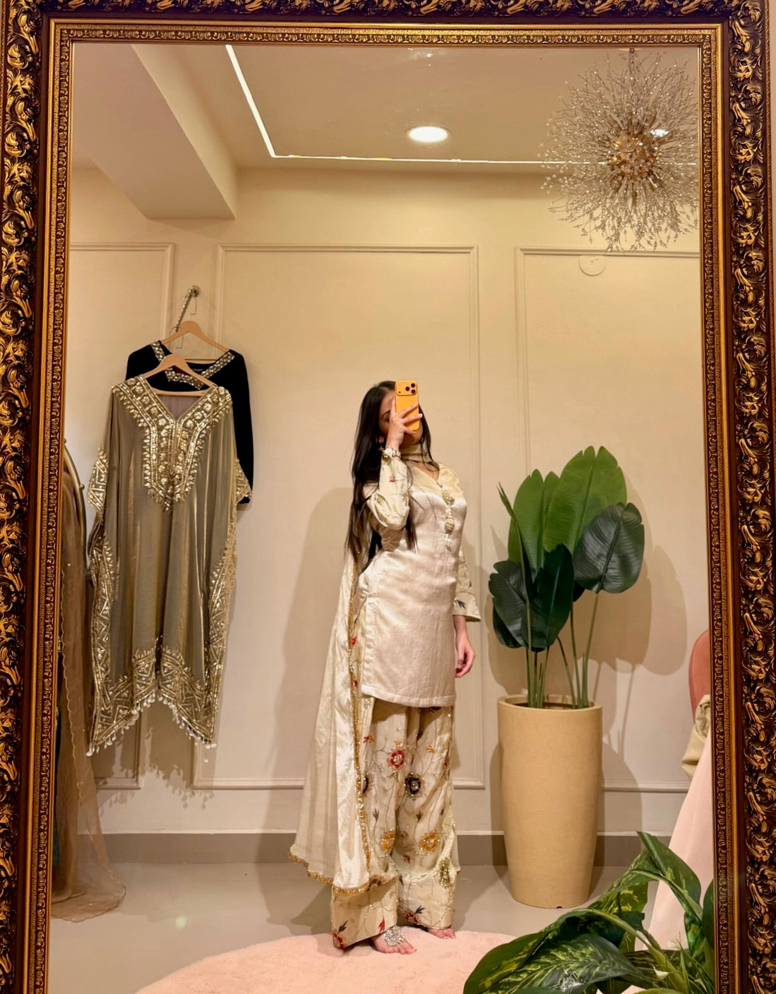 Golden Farshi Salwar Set