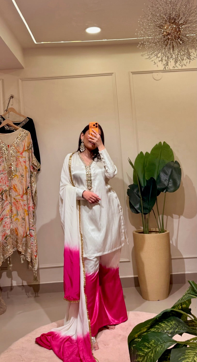 Ombre Kurta Set