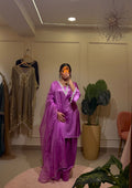Purple Kurta Set