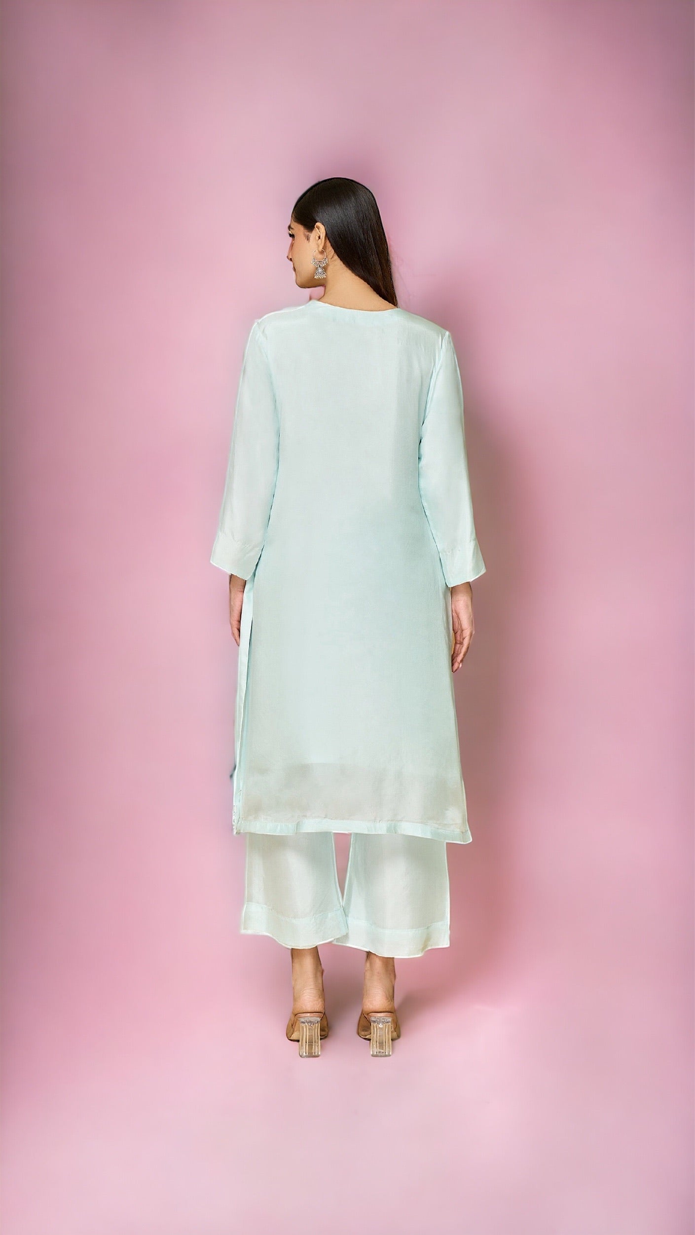 Mint Blue Kurta Set