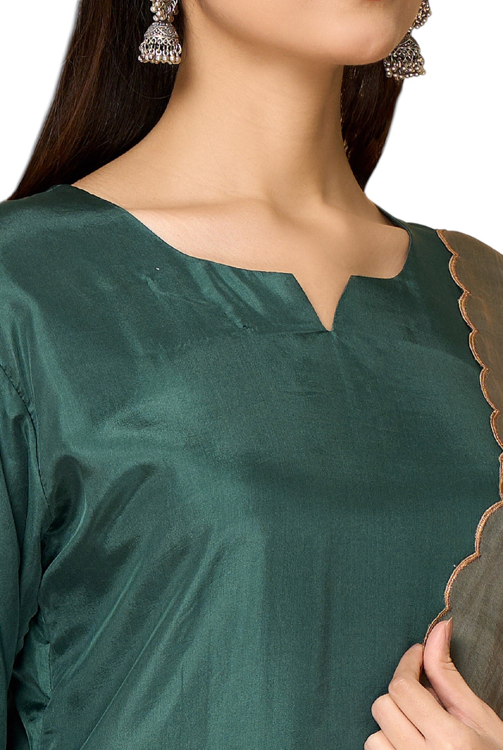 Bottle Green Kurta Set