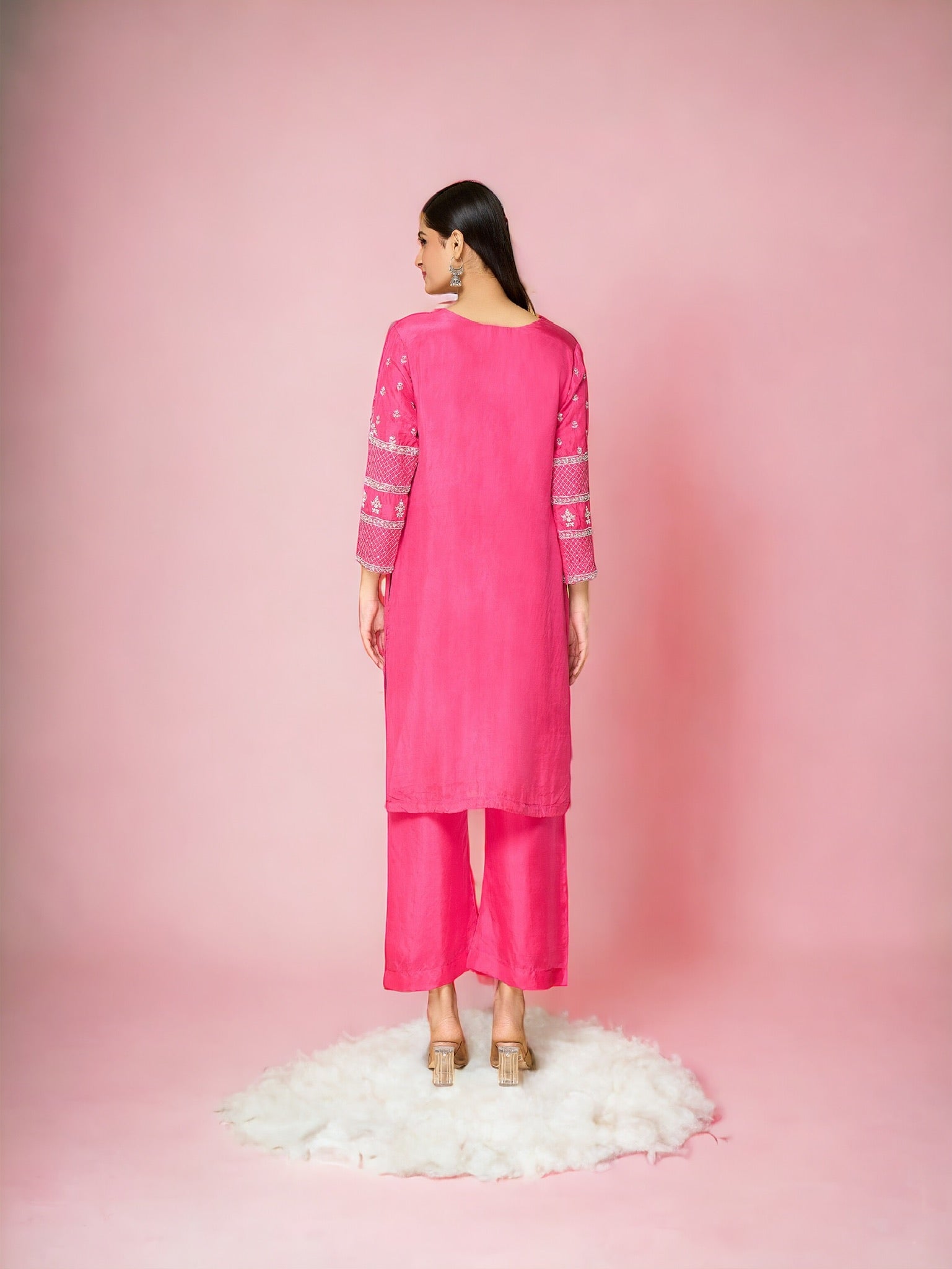 Magenta Pink Kurta Set