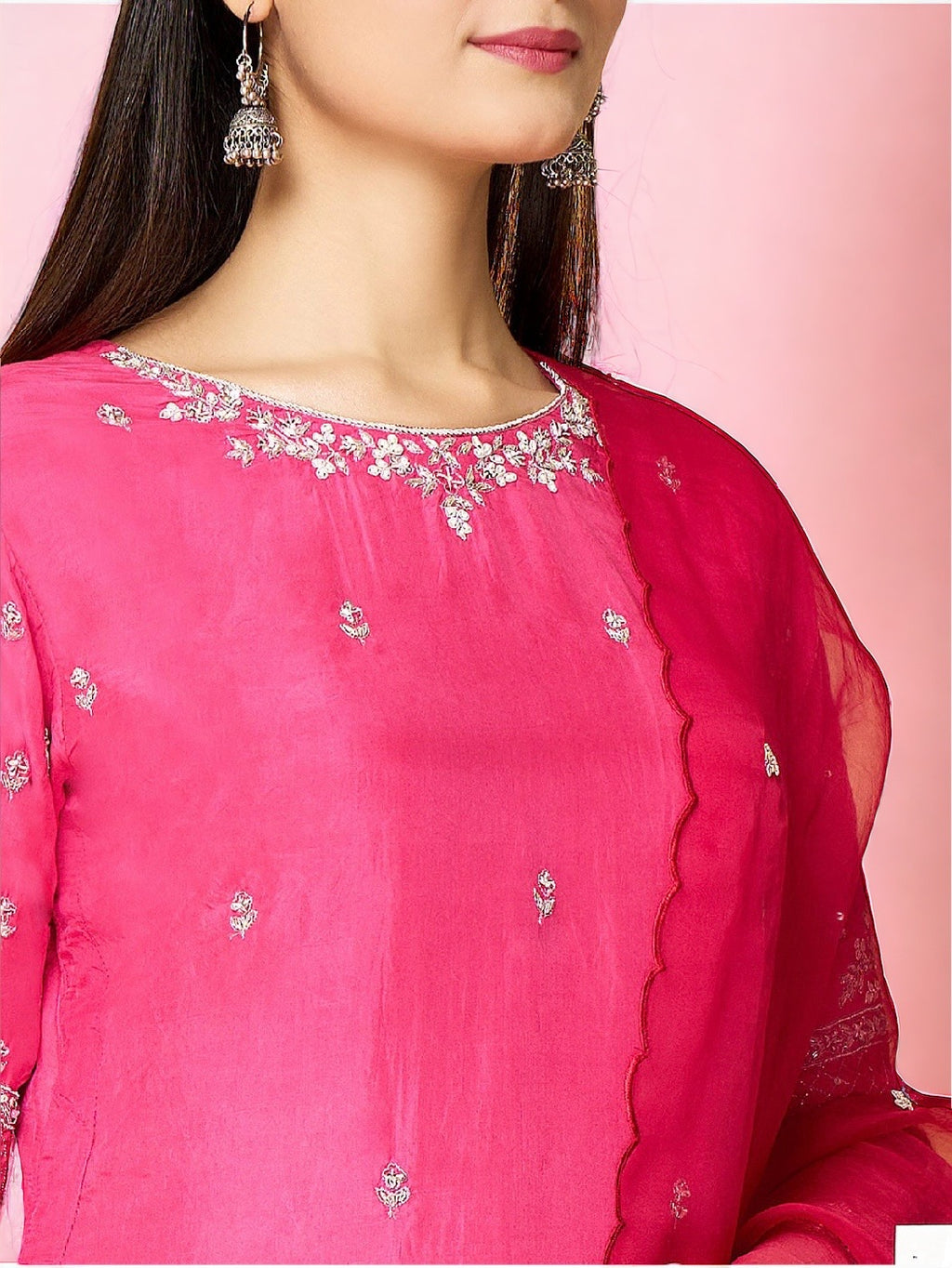 Magenta Pink Kurta Set
