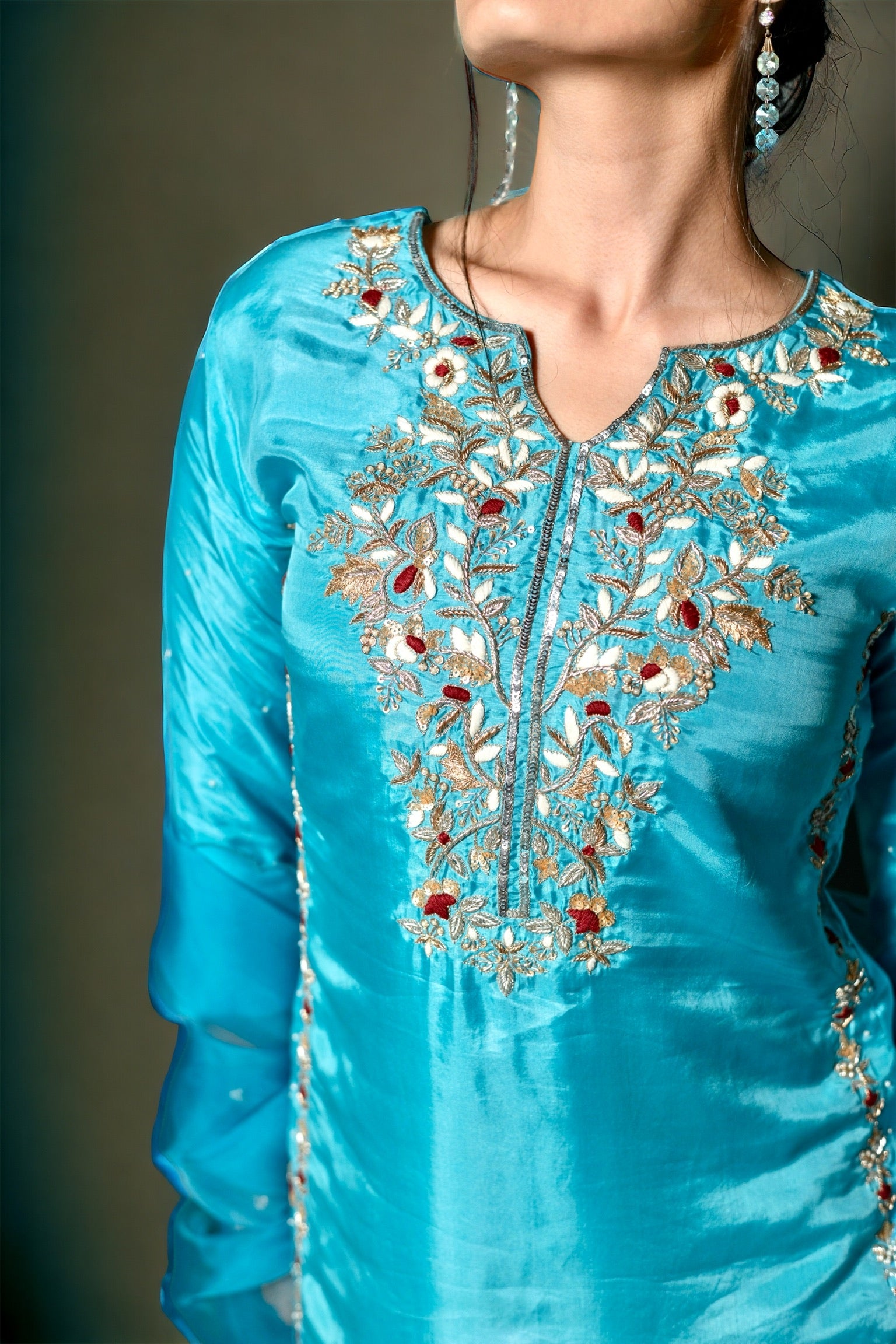 Sky Blue Kurta Set