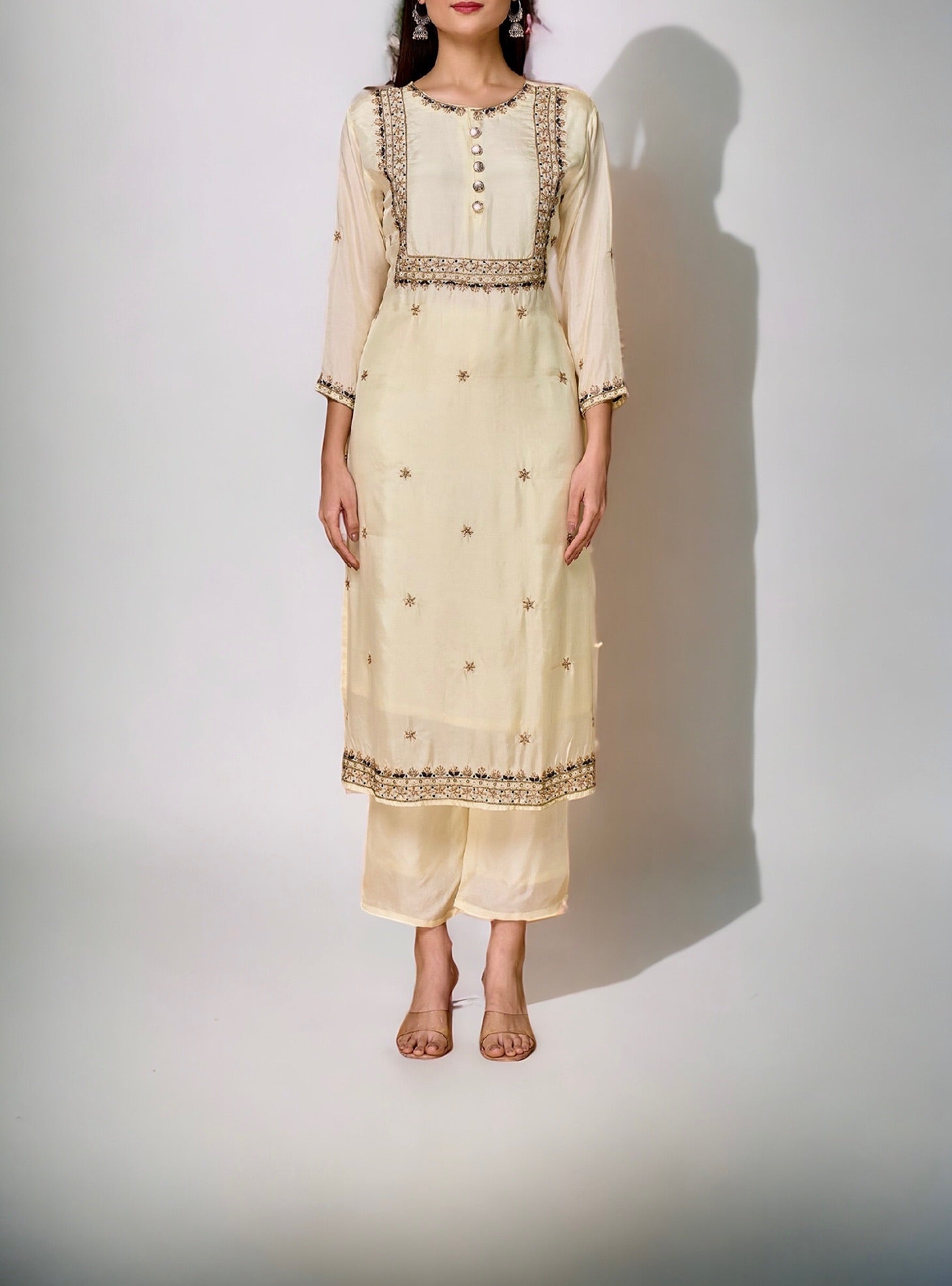 Lemon Yellow Kurta Set