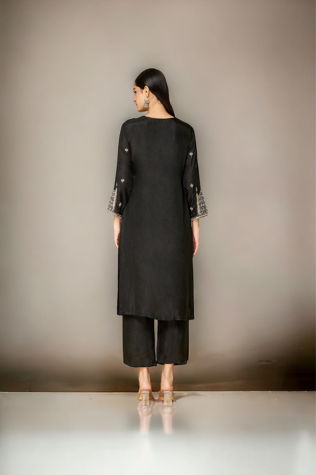 Opulent Black Kurta Set
